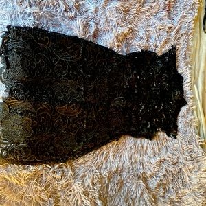 Lacey black dress